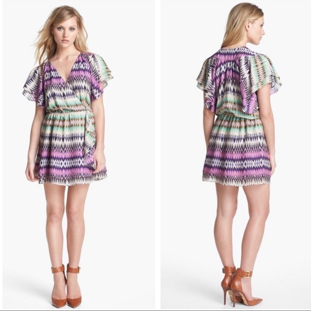 Parker Silk Wrap Dress